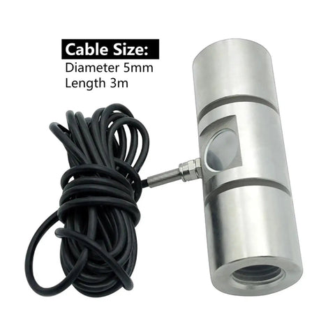 6 Axis Truck Scale Load Cell 0 To 100 Ton Capacity for Heavy Duty Weighing in Alloy Steel, cable attached