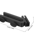 Fish Tank Water Hose Clip Holder For Aquarium Hose Clamp Made Of ABS Plastic Sturdy And Wear Resistant side view
