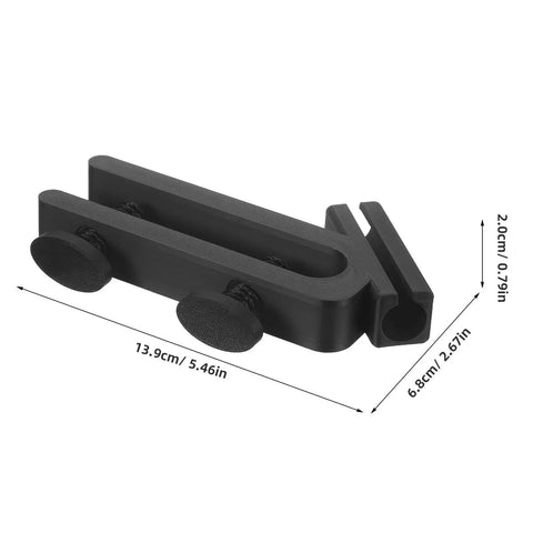 Fish Tank Water Hose Clip Holder For Aquarium Hose Clamp Made Of ABS Plastic Sturdy And Wear Resistant side view