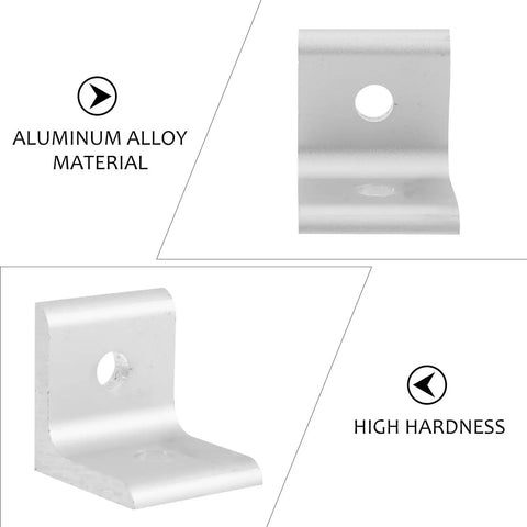 Top Shelf Aluminum Extrusion Corner Braces And L Bracket Connectors high hardness aluminum alloy connector for CNC machines.