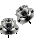 2 Pack Front Wheel Bearing And Hub Assembly 515006 For Dodge Ram 1500 1994 1999 4WD Non ABS With 5 Lug Front Hub Bearing Kit