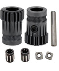 Hardened Steel MK3 Drive Gear Extruder Kit For Prusa I3 Upgrades With Dual Gears And 5mm Bore Fits MK2 MK2S MK25 MK3S 3D Printer Extrusion Wheel