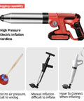 Electric Toilet Plunger With 2 Batteries High Pressure Air Plunger For Toilet Drain And Sewer No Fuss Heavy Duty Tool Comparison
