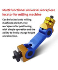 Heavy Duty CNC Mill Machine Positioner And Workpiece Stop Bracket For Universal Lathe Alignment Multi Function Locator Tool with adjustable height.