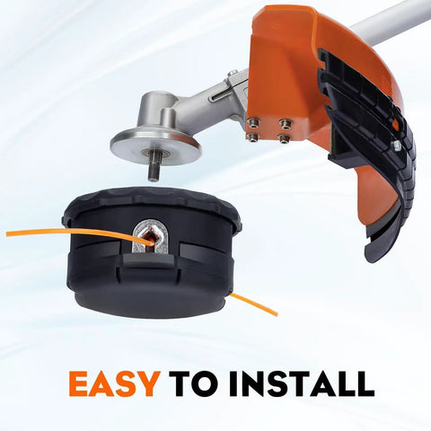 Speed Feed 400 Trimmer Head For Echo String Trimmers Beefs Up Your Yard Work Compatible With SRM225 SRM2100 SRM230 SRM260 PAS210 PAS225 PAS260 PAS225VP 99944200907 Replacement Head shown installed on a trimmer