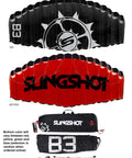 B3 Light Traction 3 Meter Kite For Kiteboarding with black and red canopy, gear bag, and accessories for skill building