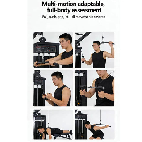 500kg Isometric Strength Tester With Push Pull Force Sensor App Control Rate Of Force Development And Peak Force Metrics Standard Edition For Explosive Power And Endurance Testing Built For Beast Mode, multi-motion setup