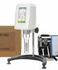 Digital Rotary Viscometer With Five Inch Touch Screen And Four Stainless Blades offering legit accurate readings for one to one hundred thousand mPas