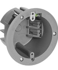18 Cu In PVC Old Construction Ceiling Junction Box For Old Work Non Metallic J Box ETL Listed 2 Hour Fire Rating Gray