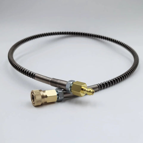 32-inch fill hose for DIN Scuba Fill Station 4500psi HPA Filling Adapter Valve For Paintball PCP Diving and Airsoft.
