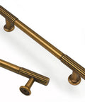 10 Pack 5 Inch Antique Brass Cabinet Handles For Cupboard Drawers And Kitchen Cabinets Durable Easy Install Cabinet Pulls Premium Hardware For Upgrading Dresser And Closet Storage