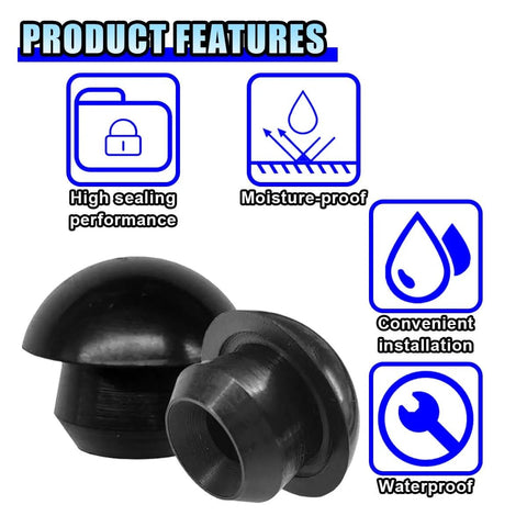 6 Pack Bottle Jack Oil Filler Plugs with high sealing, moisture-proof, convenient installation, waterproof features.