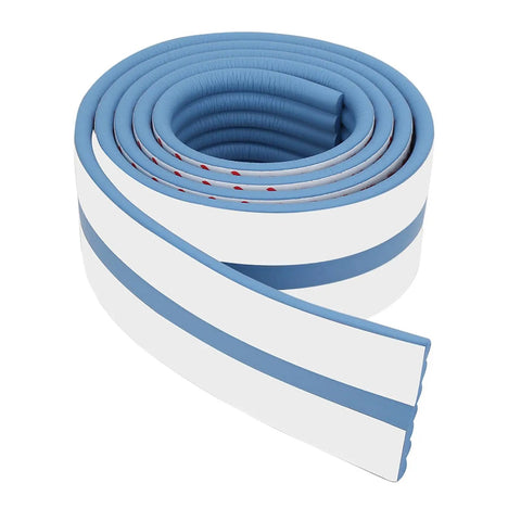 Kid Safe 6.5ft Baby Proofing Edge Corner Guards with NBR Foam and Double Sided Tape, rolled blue cushion