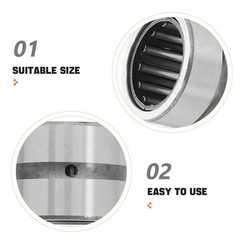 2 Piece Needle Roller Bearing Kit Fits Electric Hammer Drill And Angle Grinder Precision Steel Thrust Bearings showing size and use