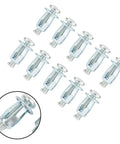 Hollow Wall Anchor Kit For Drywall And Plasterboard Galvanized Carbon Steel Toggle Bolts With Screws M5 And M6 Rust Resistant Nut Sleeve Fasteners DIY Friendly Easy Install And Heavy Duty Mounting Hardware, M5 M6 set