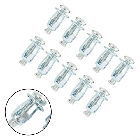 Hollow Wall Anchor Kit For Drywall And Plasterboard Galvanized Carbon Steel Toggle Bolts With Screws M5 And M6 Rust Resistant Nut Sleeve Fasteners DIY Friendly Easy Install And Heavy Duty Mounting Hardware, M5 M6 set