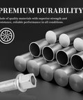 Heavy Duty M14x1.5 Wheel Studs 5 Pack Alloy Steel Lug Bolts With Killer Ball Seat Fit For Audi Vw Seat Skoda stack of wheel studs with lug bolt