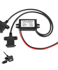 Right Angle USB Type-C DC-DC Buck Converter From 24V Or 12V To 5V Output 3A 15W Power Module With Dual USB Connector 10-32V Input