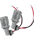 Two Pack Outdoor Dusk To Dawn Photocell Sensor Switch For 120V AC Lighting Auto On At Low Light Off At Bright Waterproof NPT Fixtures