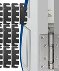 Ten Piece Door Hinge Filler Plates Kit With Stainless Steel Spacers 4x1.5 Inch Adjustable For Cabinet Repair DIY Friendly