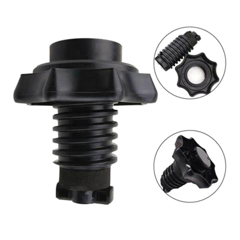 Spare Tire Mounting Screw Hold Down Bolt And Retainer For Golf 6 Mk6 Beefy Steel Build Easy Install With Heavy Duty Quality Durable Replacement 1KD803899B L1KD803899B showing front and top views