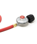 Low Pressure Propane Regulator And 6 Foot Hose Connection Kit For LP LPG Grills Heaters And Fire Pits Ready To Use Five Eighth Inch Unf