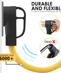 Heavy Duty Nema 14-50P To 6-20R Adapter With 4 Prong Male Plug 250 Volt 50 Amp To 20 Amp Converter showing flexible cord and connector
