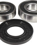 Pro Grade Front Load Washing Machine Bearing And Seal Kit Featuring Rock Solid Dual Ball Bearings and a Thick Rubber Gasket.
