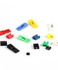 300 Pcs Mixed Jumper Cap Kit 2.54mm 2.0mm 1.27mm Jumpers For Arduino Raspberry Pi Pcbs, multicolor caps on white background