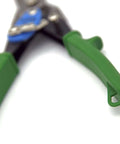 Right Cut Aviation Snips Heavy Duty Metal Shears for sheet metal, tin, wire, roofing, ductwork with serrated edge and chrome vanadium steel