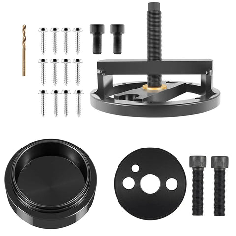 Pro Grade Front And Rear Crankshaft Seal And Wear Sleeve Remover And Installer Tool Set For 3.9L 5.9L 6.7L Diesel Engines Fits ISB 5.9L 6.7L 4BT Paccar PX6 Replaces OEM 3164660 1338 5046, showing components and screws