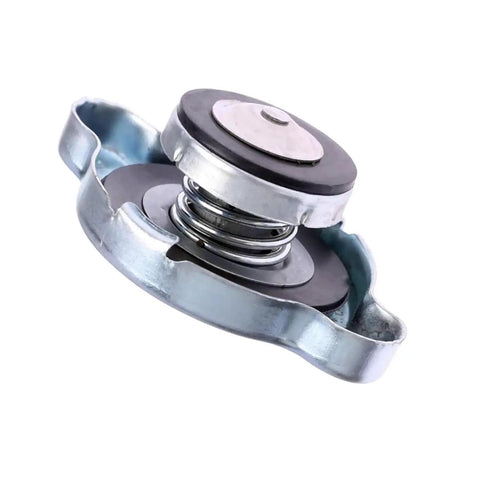 Radiator Cap Assembly Direct Fit For Hyundai And Kia Cars OEM 253303K000 2533039100, metal cap with spring, side view