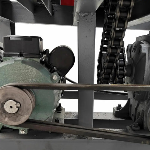 Techtongda Electric Pipe Tube Bender Roller 2.2KW motor and chain drive system for high precision bending.