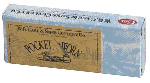 WR XX Pocket Knife Pocket Worn Old Red Bone Trapper box with branding and design details