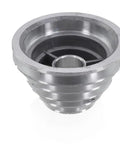 Heavy Duty Aluminum Pagoda Pulley For Benchtop Drill Press V Belt Drive 14Mm To 22mm With 5 Step Adjustable Speed Control Upgrade Your Shop Gear, top view.