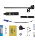 Compact Scuba Tank 3.0 Cu Ft 3000 PSI With 4500 PSI High Pressure Pump Dive Kit components