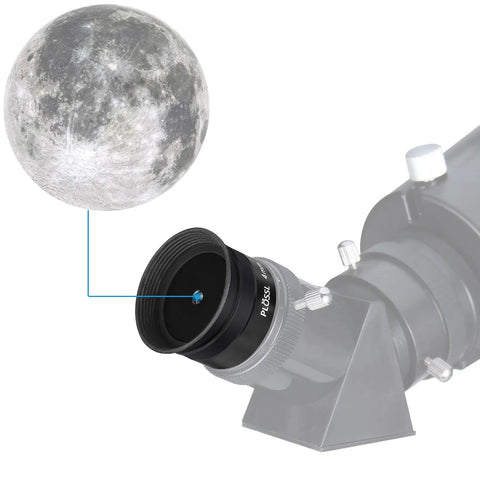 View through Five Plossl Eyepiece Kit For 1.25 Inch Telescopes With 32mm 25mm 12.5mm 8mm 4mm Fully Multicoated Optics