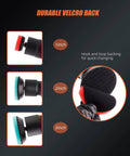 Cordless Mini Polisher 12V Multi Polisher For Auto Detailing With Velcro Back 1, 2, 3 inch Polishing Pad Sizes