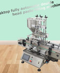 Automatic Double Nozzle Paste Filler With Steel Conveyor Belt And Anti Drip Tech Gets The Job Done No Drama Handles Honey Jam Cosmetics Smooth Operators For 100 To 1000ml Jars 110V with stainless steel body.