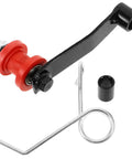 Super Smooth Ride With This Holibanna Motorcycle Chain Adjuster Tensioner Kit For 110-250Ccw Atvs Featuring Rock Solid Wear Resistant Steel Roller And Easy Install Thread M10 Hole Dia 16mm For Max Performance, black red ATV chain adjuster kit
