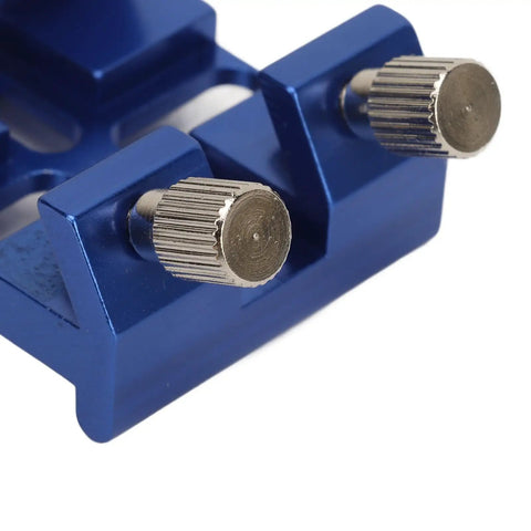 Close-up of Universal Dovetail Base For Finder Scope Mount Bracket Fits C8 C8HD C925 C11HD Telescopes, featuring dual thumbscrew locks.