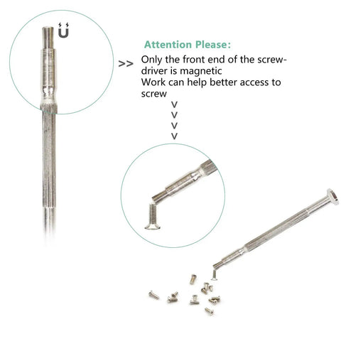 11 Piece Mini Precision Screwdriver Set For Electronics Toys Computers And Watches Repair Includes 00 0 Phillips And Flat Heads