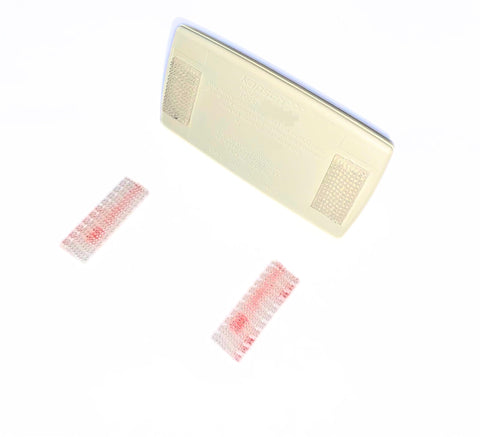 Two Sets Of No Brainer Easy Peel And Stick Mounting Strips For EZ Pass IPass IZoom SunPass Transponders with clear dual lock tape