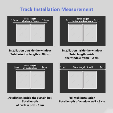 Double Curtain Pelmet Box With Heavy Duty Dual Tracks 3 In 1 Ceiling And Wall Mount Room Divider Curtain Rail For Living Room Bedroom Hotel And Villa White 180cm installation guide