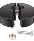 Ball Stopper For Three Eighths Inch ID Spring Driven Air Hose Reel Adjustable Hose Bumper For Auto Rewind Retractable Hose Reel, black rubber with screw and nut