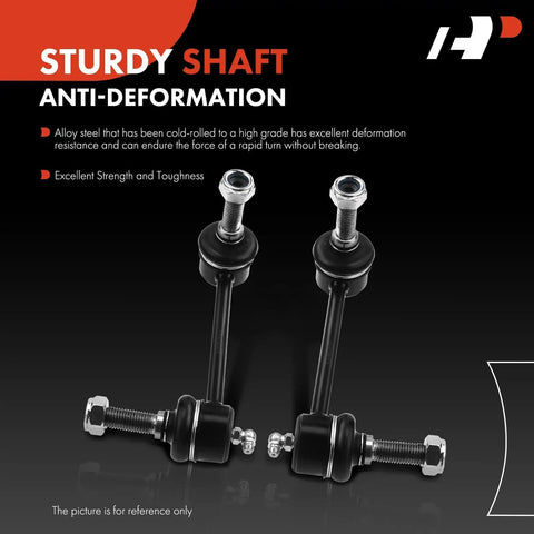 Beefed Up Front Sway Bar Links for Jeep Grand Cherokee 2011-2015 and Dodge Durango 2011-2015, stabilizer bar link replacement