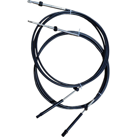 14 Foot Boat Throttle And Shift Cable Set CC17914 Replacement For Mercury MerCruiser Force Outboard Marine Motors Gen I Remote Control Cable 2 Pcs Set Must Have Upgrade coiled