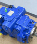 Rexroth Bosch AA4V71EL2 Axial Piston Pump PN AA4V71EL2CR202010S043A489 with two wire connectors, three blades visible