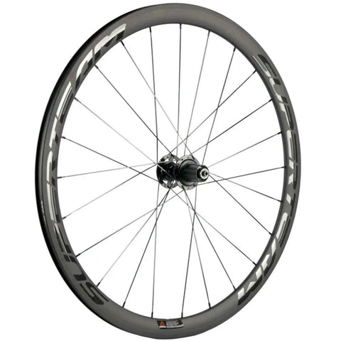 Rad Carbon Road Wheelset 700c Clincher Ride Ready 38mm Deep 23mm Wide Center Lock Thru Axle Toray T700 Matte Finish