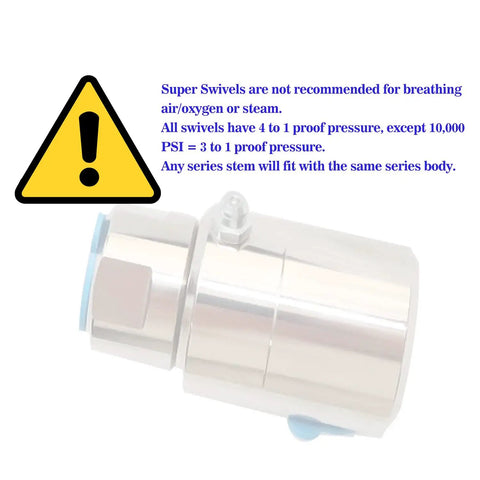 Heavy Duty Hose Reel Swivel With Grease Zerk Half Inch Female NPT Inlet Outlet Nickel Plated Steel For Industrial And Home Use